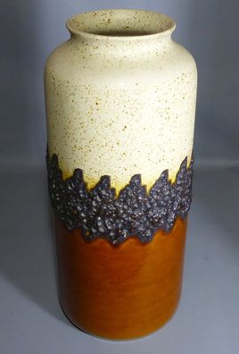 Bay Keramik Bodenvase Vase 70-40 hoch mit Lava-Design 70er Space-Age Retro Vintage