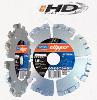 Norton Clipper Diamanttrennscheibe Mörtelräumer Extreme Universal TP-Z - 125x6,5x22,2