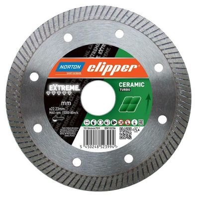 Norton Clipper Diamanttrennscheibe Extreme Ceramic Turbo 180x22,0 mm 70184621970