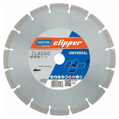 Norton Clipper Diamanttrennscheibe Classic Universal - 115x22,2 mm
