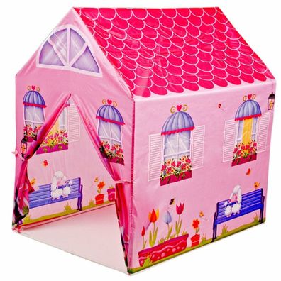 PIXINO Kinderspielzelt Rosa Villa