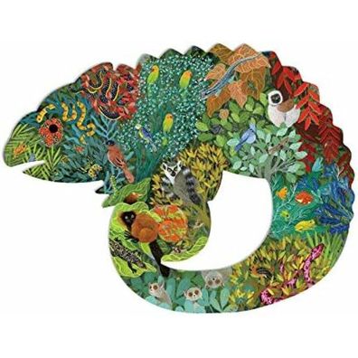 DJECO Chamäleon Konturenpuzzle 150 Teile