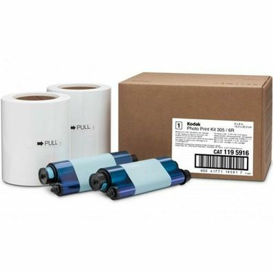 Fotopapierrolle Kodak Weiß (2 Stück)