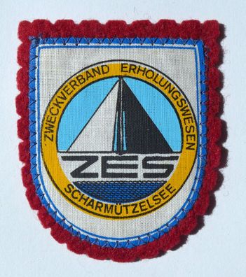 Scharmützelsee ZES Zweckverband Erholungswesen Ärmel Aufnäher Abzeichen DDR