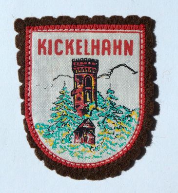 Kickelhahn Thüringen Ärmel Aufnäher Abzeichen DDR