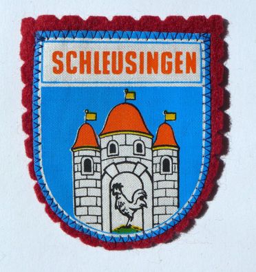 Schleusingen Thüringen Ärmel Aufnäher Abzeichen DDR