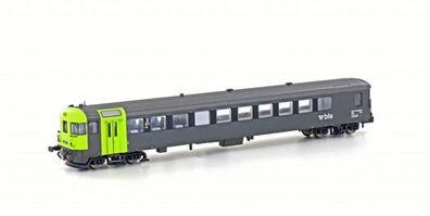 Hobbytrain N H23942 Steuerwagen BLS BDt Autoverladung grau-grün Ep VI - NEU