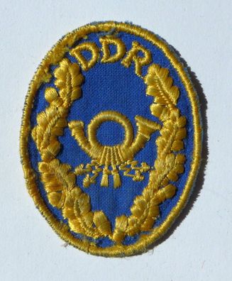 original DDR Post Aufnäher Abzeichen