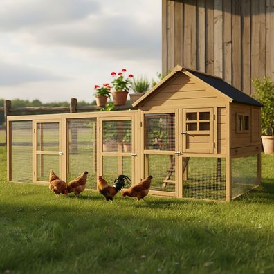 Hühnerstall Kükenstall Wachtelstall Hühnervoliere Happy Huhn