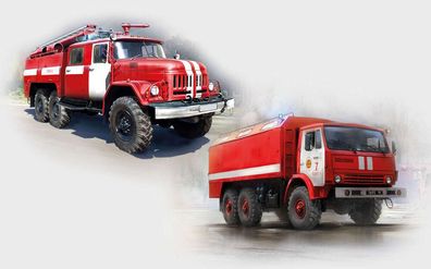 ICM 1:35 DS3527 Fire trucks of Ukraine