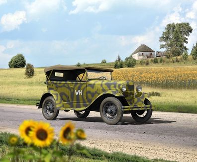 ICM 1:24 24053 GAZ-A in German Service