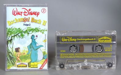 Walt Disney Dschungelbuch II Karussell Disneyland MC Kassette zum Film