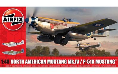 Airfix 1:48 A05137 North American Mustang Mk. IV/P-51K Mustang