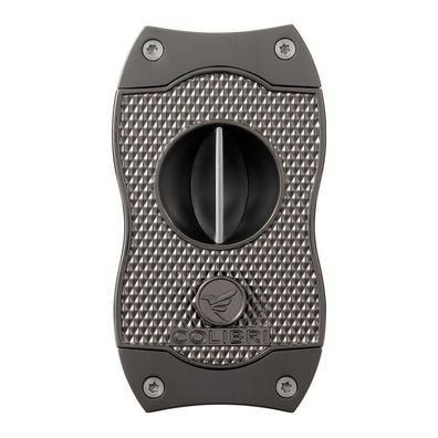 Colibri Zigarrenschneider (Diamond V-Cut / Kerbschnitt) gunmetal