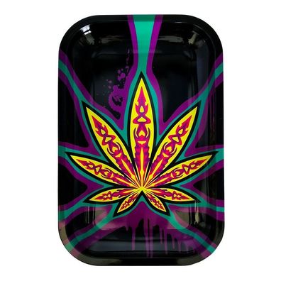 FIRE-FLOW Stopftablett Small "Neon Leaves 3/4" / Stopfunterlage / Drehunterlage