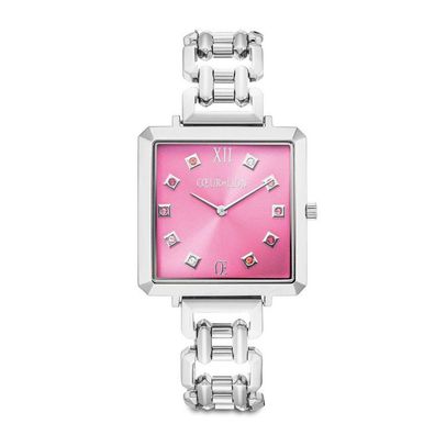 Uhr - Iconic Cube - Dame - Metallband rosé