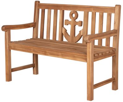 Teakholz Gartenbank - bene living - Anker 120 cm