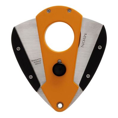 Myon Zigarrenabschneider/ Cutter Butterfly, Metall, Racing-Edition GELB, Ring 50