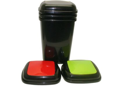 Schwingdeckeleimer 39,3 x 33,5 x 60,2 cm 45 Liter - diverse Farben