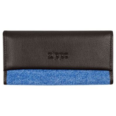 Zippo Tabakbeutel/Drehertasche, Jeansoptik, Mocca