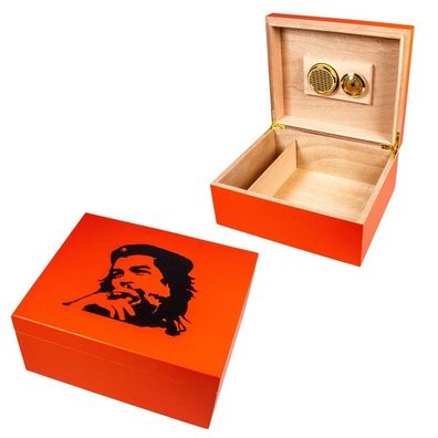 Hauser Humidor * Che* orange matt, für ca. 40 Zigarren