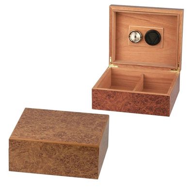 Hauser Humidor Wurzelholzdekor, für bis zu 25 Zigarren