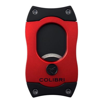 Colibri Zigarrenschneider (S-Cut II) rot/schwarz