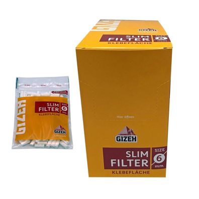 Gizeh Slim Filter 6 mm 20 Packungen à 120 Stück, 1 Box