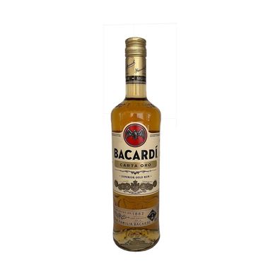 Bacardi Carta Oro Superior Gold Rum. 3 Jahre, 37,5% Vol. 0,7 l