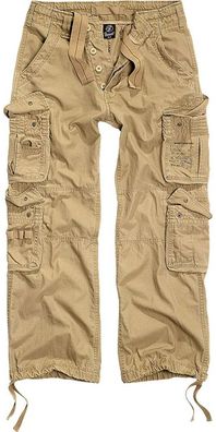 Brandit Hose Pure Vintage Trouser in Beige