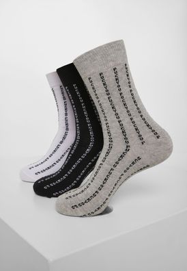 Mister Tee Socken F*ck You Socks 3-Pack Black/Grey/White