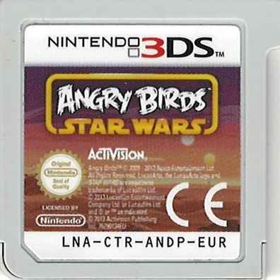 Angry Birds Star Wars Activision Nintendo 3DS 2DS
