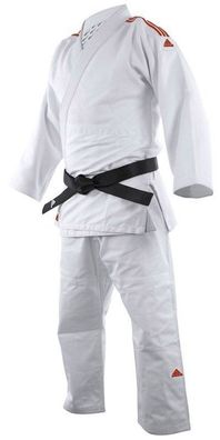 adidas Judoanzug J650 Contest Weiß/Rot