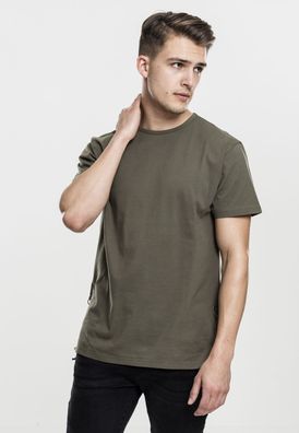 Urban Classics T-Shirt Lace Up Long Tee Olive