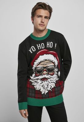 Urban Classics Pullover Ho Ho Ho Sweater Black