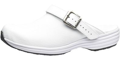 Sanita Damen Offener Clog Wave-Carbon Open White