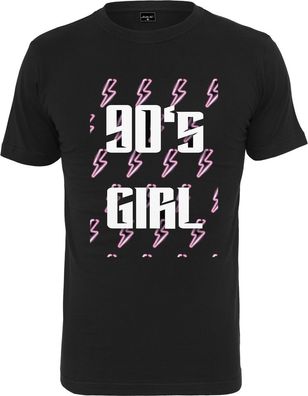 Mister Tee Damen T-Shirt Ladies 90ies Girl Tee Black
