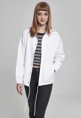 Urban Classics Damen Leichte Jacke Ladies Coach Jacket White
