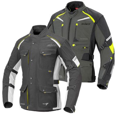 Büse Porto Textiljacke (Set) Schwarz+Schiefergrau