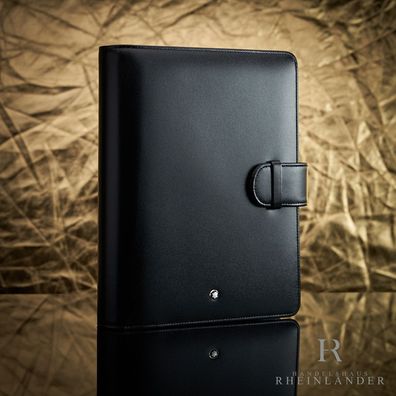 Montblanc Meisterstück Leather Goods Organizer Medium Black Calender ID 14257