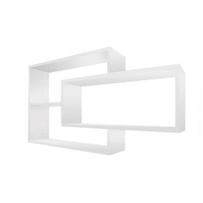 Wandregal Karo Schweberegal aus Holz