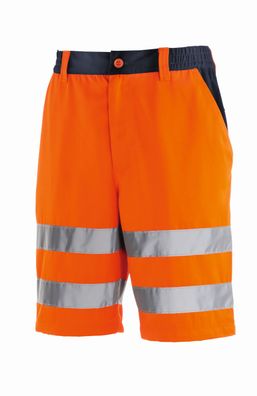 teXXor Warnschutz-Shorts Erie Leuchtorange/Navy