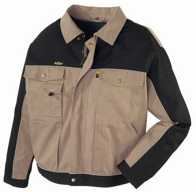 teXXor Canvas Bundjacke Rio Khaki/Schwarz