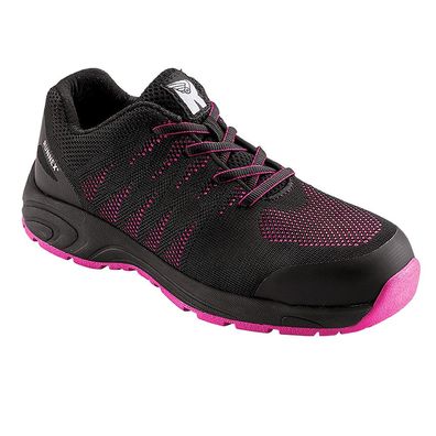 RUNNEX Damen S1P-Sicherheitshalbschuh GirlStar Schwarz/Pink