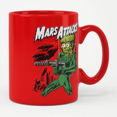 Mars Attacks Tasse/Kaffeebecher Red Chaos Mug