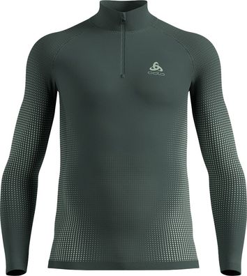 Odlo Bl Top Turtle Neck Long-Sleeve Half Zip Performance Warm Eco 196222
