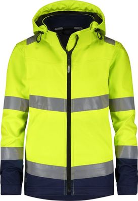 Dassy Damen Warnschutz Softshell-Jacke Malaga Women