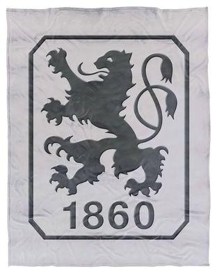 TSV 1860 München Veloursdecke Emblem Fussball 3. Bundesliga