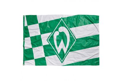 SV Werder Bremen Hissfahne kl. Raute Fussball 1. Bundesliga