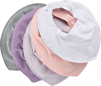 Pippi Babywear Kinder Lätzchen Bandana Bib Solid (5er Pack)